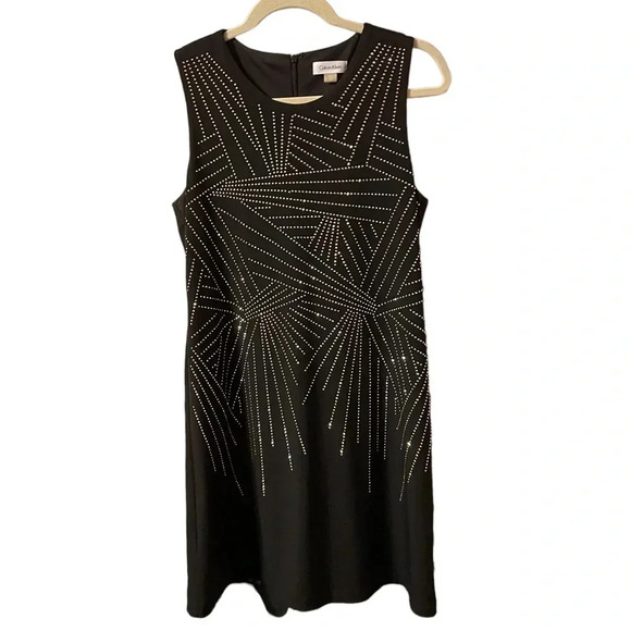 CALVIN KLEIN BEADED DRESS - Picture 1 of 4